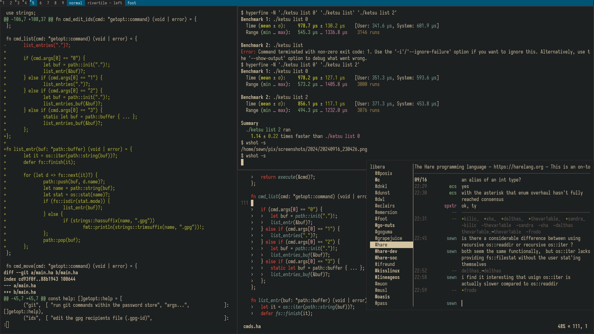 showcase of hare programming