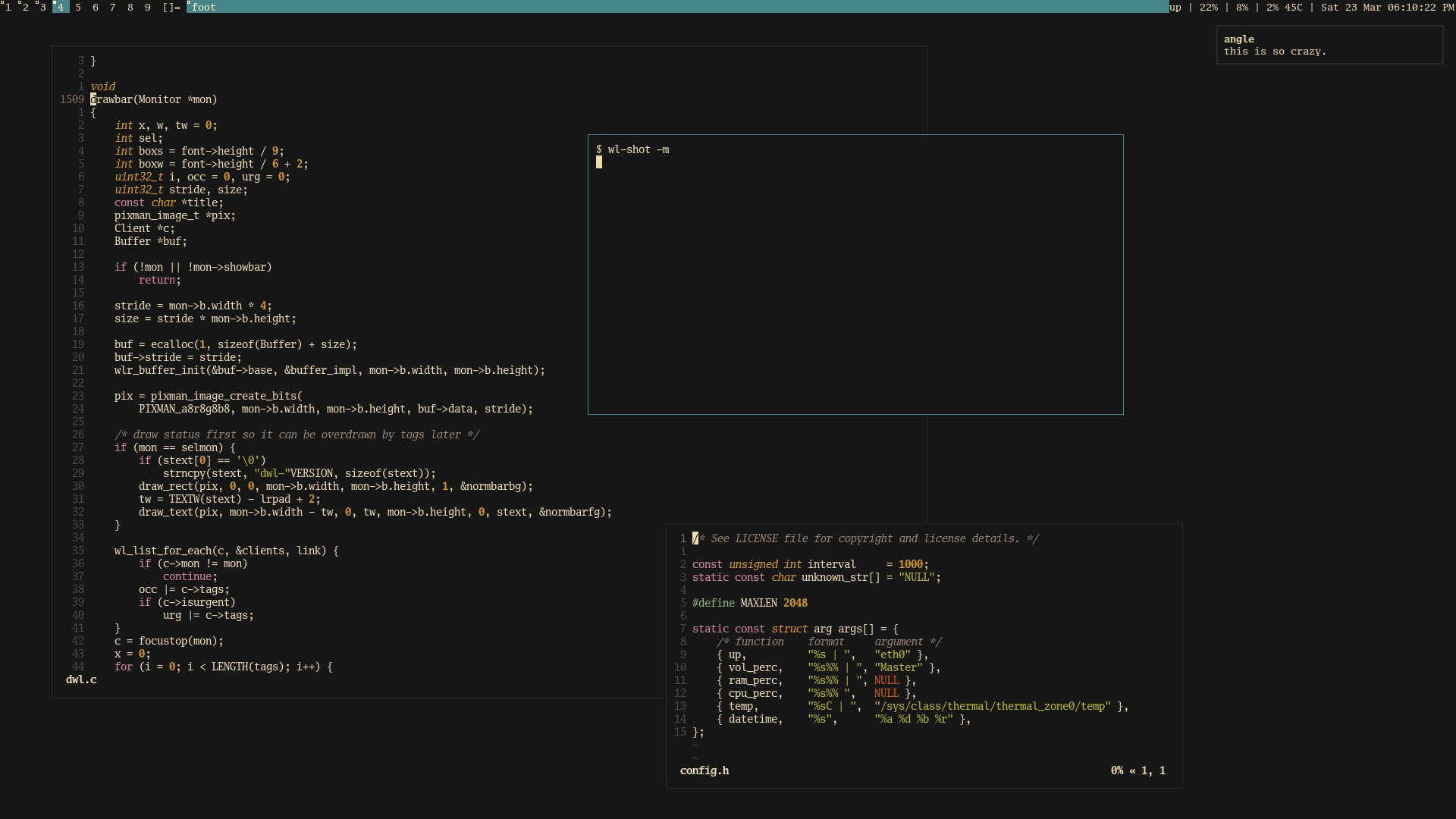 showcase of desktop on wayland gkiss part 3